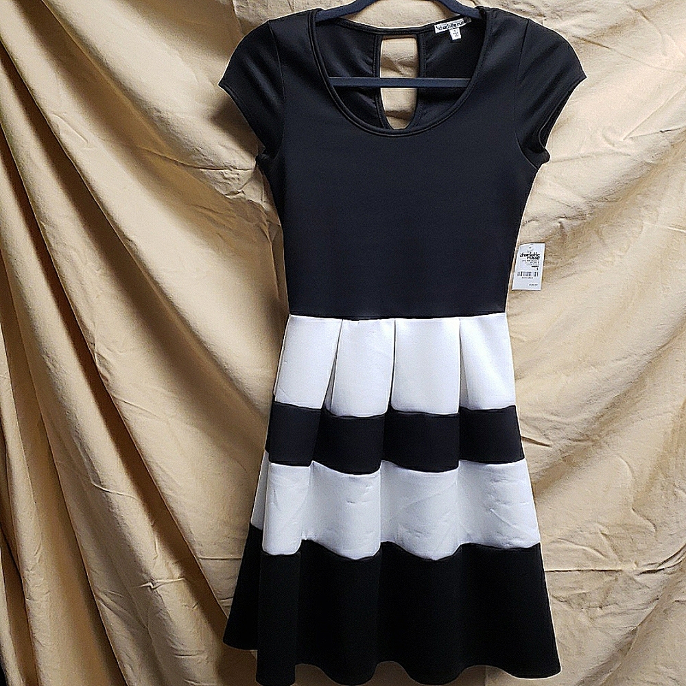 Charlotte Russe black and white dress